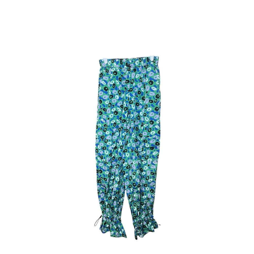Diane Von Furstenberg for Target Green Dot Cargo Pants Nylon Size XS